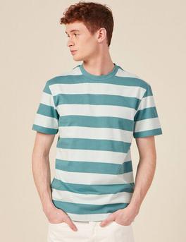 T-shirt manches courtes bleu clair homme offre à 9,99€ sur Vib's
