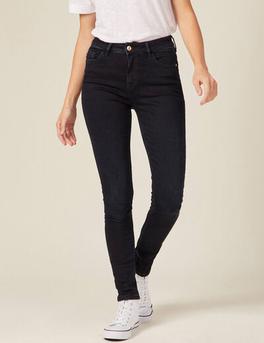 Jeans skinny taille haute denim blue black femme offre à 55,99€ sur Vib's