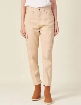 Pantalon cargo beige femme offre à 18,39€ sur Vib's