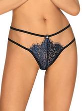 Yassmyne String sexy en dentelle - Bleu offre à 9,99€ sur Adam et Eve