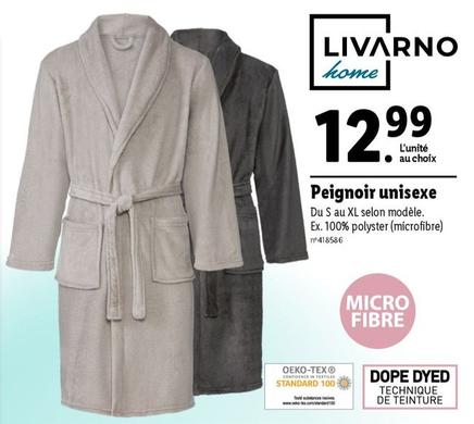 Livarno - Peignoir Unisexe offre à 12,99€ sur Lidl