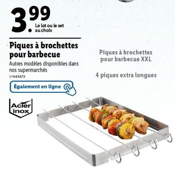 Piques À Brochettes Pour Barbecue