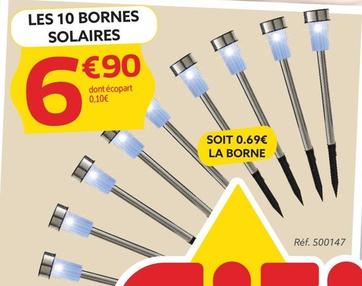 Les 10 Bornes Solaires  offre à 6,9€ sur Gifi