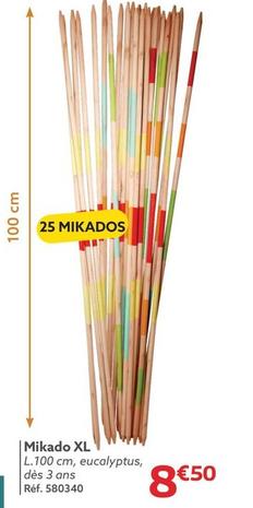 Mikado XL offre à 8,5€ sur Gifi