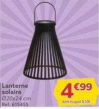 Lanterne Solaire offre à 4,99€ sur Gifi