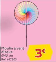 Moulin À Vent Disque offre à 3€ sur Gifi