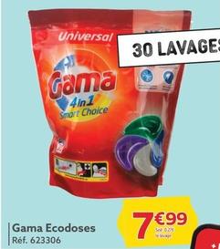 Gama - Ecodoses offre à 7,99€ sur Gifi