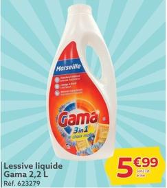 Gama - Lessive Liquide 2.2l  offre à 5,99€ sur Gifi