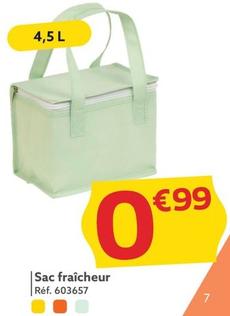 Sac Fraicheur  offre à 0,99€ sur Gifi