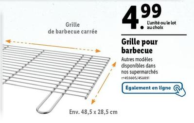 Grille Pour Barbecue  offre à 4,99€ sur Lidl