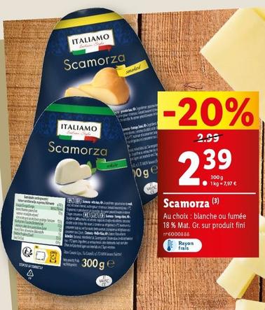 Italiamo - Scamorza  offre à 2,39€ sur Lidl