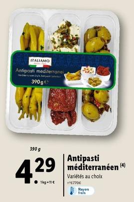 Italiamo - Antipasti Méditerranéen offre à 4,29€ sur Lidl