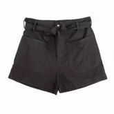 Short billie poches plaquées avec ceinture  Femme HAPPY offre à 20,99€ sur Degriff'Stock