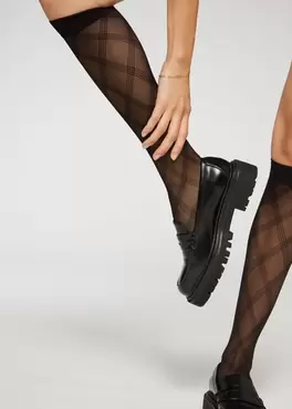 Bas Résille à Motifs Losanges Eco offre à 4€ sur Calzedonia