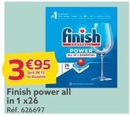 Finish - Power All In 1 offre à 3,95€ sur Gifi