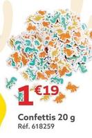 Confettis offre à 1,19€ sur Gifi