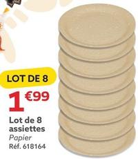 Lot De 8 Assiettes offre à 1,99€ sur Gifi