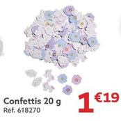 Confettis offre à 1,19€ sur Gifi