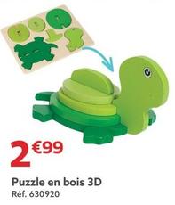 Puzzle En Bois 3D offre à 2,99€ sur Gifi