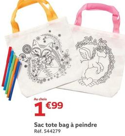 Sac Tote Bag À Peindre offre à 1,99€ sur Gifi