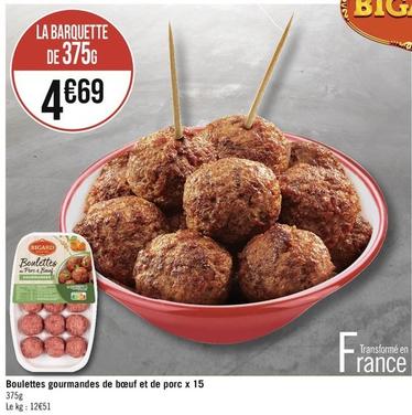 Boulettes de viande offre à 4,69€ sur Géant Casino