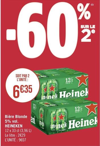 Bière blonde offre à 9,07€ sur Géant Casino