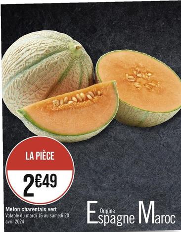Melon offre à 2,49€ sur Géant Casino