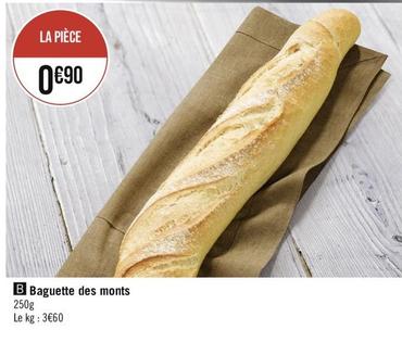 Baguette offre à 0,9€ sur Géant Casino