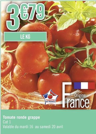 Tomates offre à 3,79€ sur Géant Casino