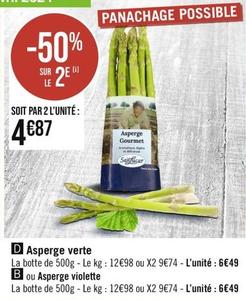 Asperge Verte offre à 6,49€ sur Géant Casino