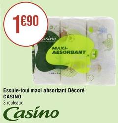 Casino - Essuie-Tout Maxi Absorbant Décoré offre à 1,9€ sur Géant Casino