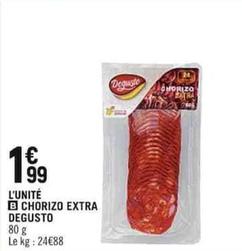 Chorizo offre à 1,99€ sur Spar Supermarché