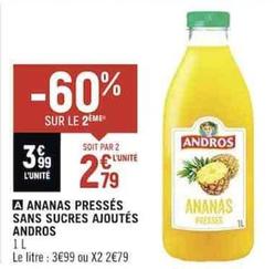 Ananas offre à 3,99€ sur Spar Supermarché