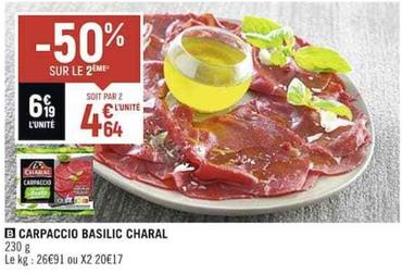 Carpaccio offre à 6,19€ sur Spar Supermarché