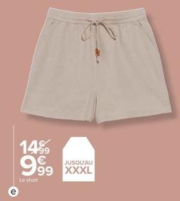 Tex - Short Lin Femme offre à 9,99€ sur Carrefour Express