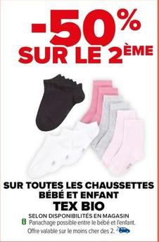 Tex Bio - Sur Toutes Les Chaussettes Bébé Et Enfant