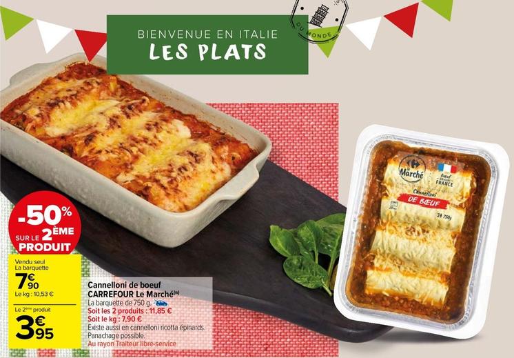 Carrefour - Cannelloni De Boeuf Le Marché