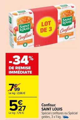 Saint Louis - Confisuc offre à 5,27€ sur Carrefour Contact