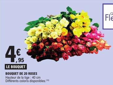 Bouquet de fleurs offre à 4,95€ sur E.Leclerc