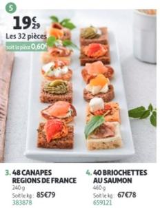 32 Canapes Traiteur offre à 19,29€ sur Auchan Hypermarché