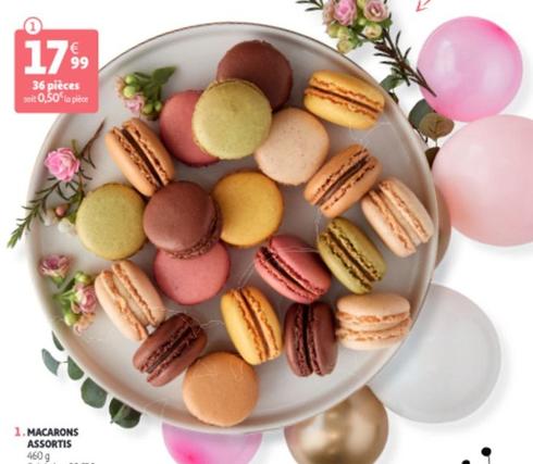 Macarons Assortis offre à 17,99€ sur Auchan Hypermarché
