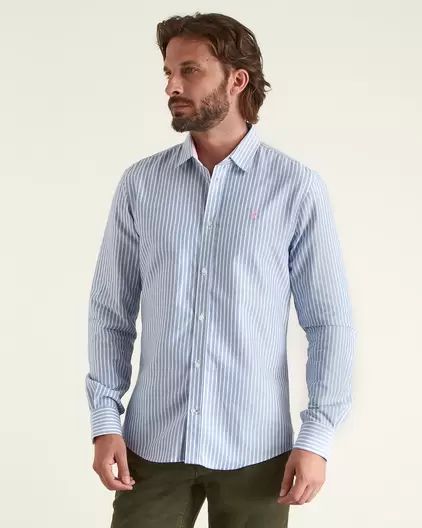 Chemise Slim Oxford à Rayures offre à 120€ sur Vicomte A