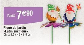 Pique De Jardin Lutin Sur Fleur offre à 7,9€ sur Migros France