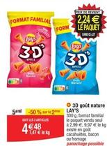 Lay's - 3D Gout Nature  offre à 2,99€ sur Migros France