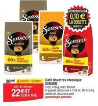 Senseo - Café Dosettes Classique offre à 7,49€ sur Migros France