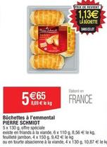 Pierre Schmidt - Bûchettes À L'Emmental offre à 5,65€ sur Migros France