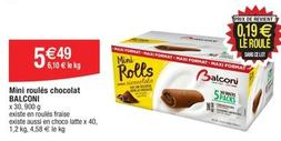 Balconi - Mini Roulés Chocolat offre à 5,49€ sur Migros France
