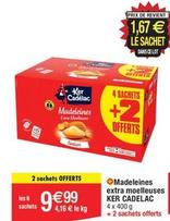 Ker Cadelac - Madeleines Extra Moelleuses offre à 9,99€ sur Migros France