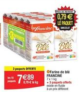 Francine - Farine De Blé offre à 7,89€ sur Migros France
