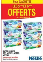 Nestlé - Sur La Gamme Des Minis Lactés offre sur Migros France